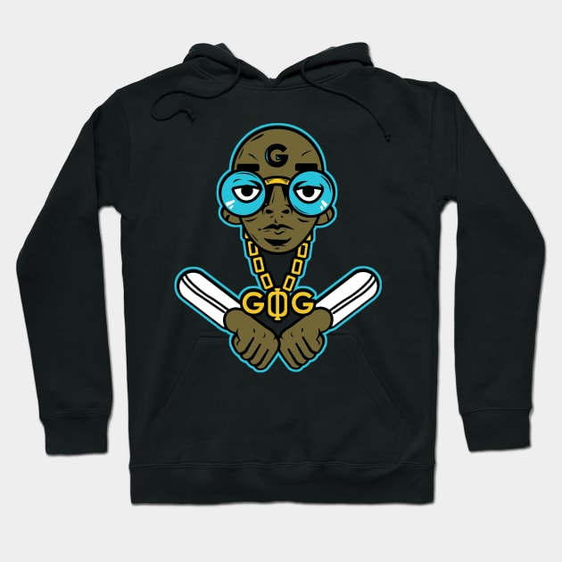 Dog or Die - Blue Version Hoodie by BlackActionTeesOnDemand